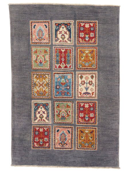  Kazak Fine Rug 85X125 Dark Grey/Dark Red Carpetvista