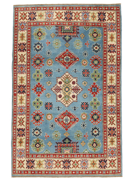 117X180 Kazak Fine Rug Oriental Dark Red/Dark Blue (Wool, Afghanistan) Carpetvista