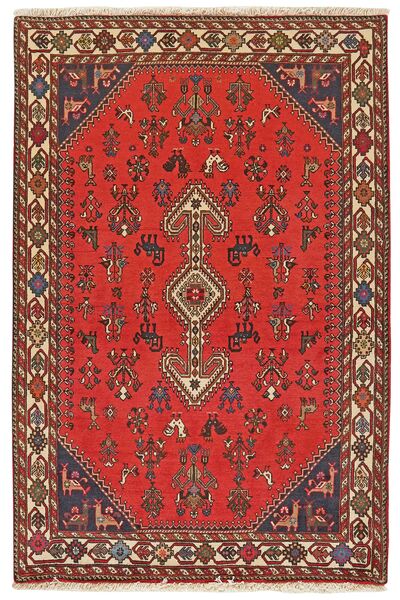 Abadeh Tæppe 104X155 Uld, Persien/Iran