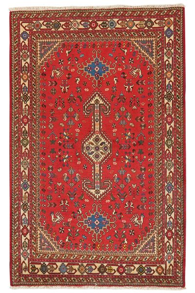  Orientalischer Abadeh Teppich 103X162 Wolle, Persien/Iran