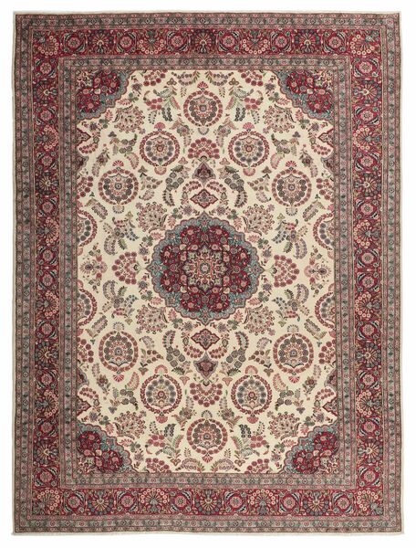  Orientalischer Hamadan Shahrbaf Teppich 292X387 Braun/Dunkelrot Großer Wolle, Persien/Iran