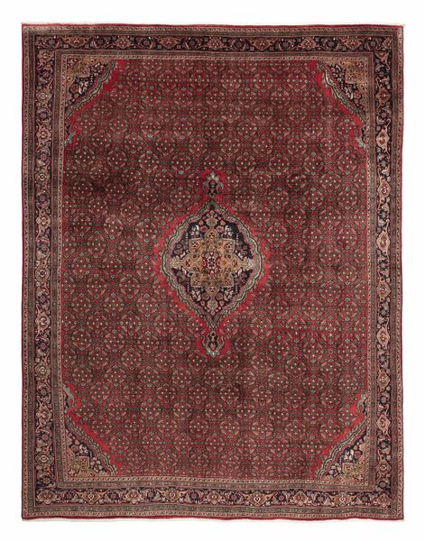 Tappeto Orientale Bidjar Antik 297X388 Rosso Scuro/Nero Grandi (Lana, Persia/Iran)