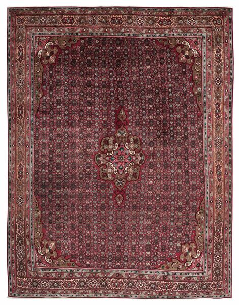 Alfombra Oriental Bidjar Antik 298X390 Rojo Oscuro/Negro Grande (Lana, Persia/Irán)