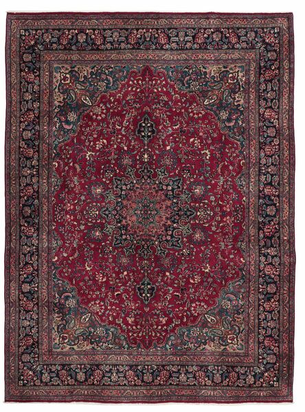  290X386 Mashhad Covor Negru/Dark Red Persia/Iran
