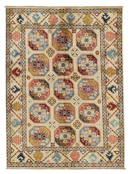 Tappeto Kazak Fine 150X205 Marrone/Arancione (Lana, Afghanistan)