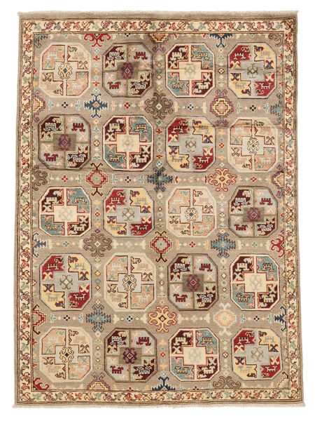 147X200 Kazak Fine Rug Oriental Brown/Orange (Wool, Afghanistan) Carpetvista