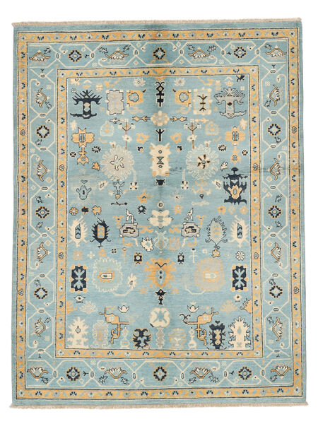 Kazak Fine Rug 149X196 Teal/Green Wool, Afghanistan Carpetvista