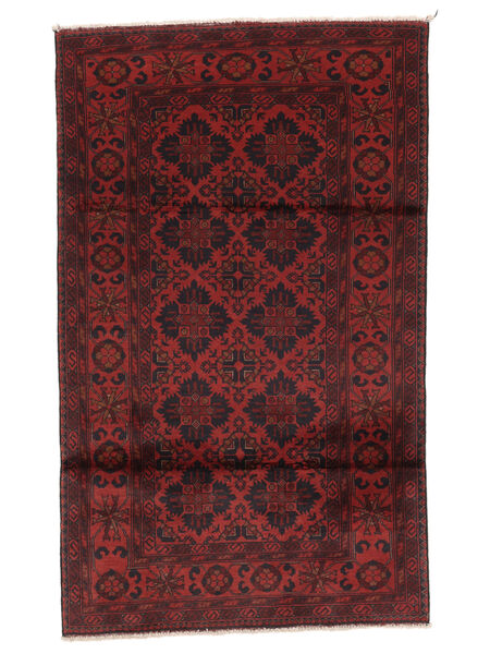  Oriental Afghan Khal Mohammadi Rug 117X194 Black/Dark Red Wool, Afghanistan Carpetvista