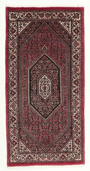 Tappeto Persiano Bidjar Con Di Seta 70X140 (Lana, Persia/Iran)