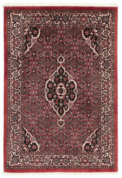  Bidjar With Silk Rug 70X107 Persian Wool Small