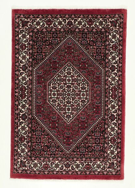  Bidjar With Silk Rug 75X112 Persian Wool Small