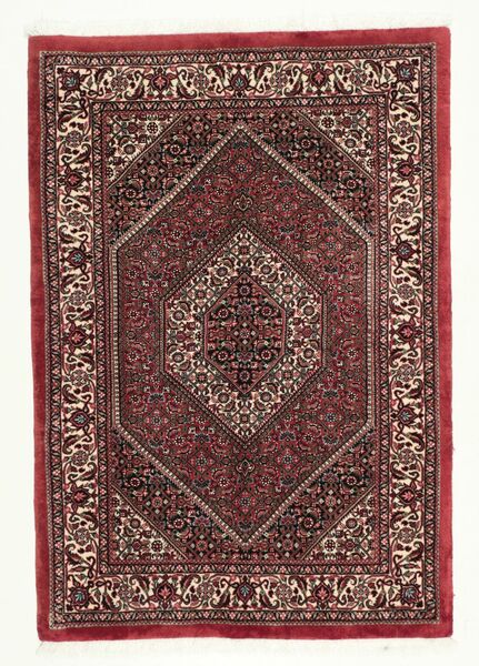  Orientalisk Bidjar Med Silke Matta 96X140 Ull, Persien/Iran