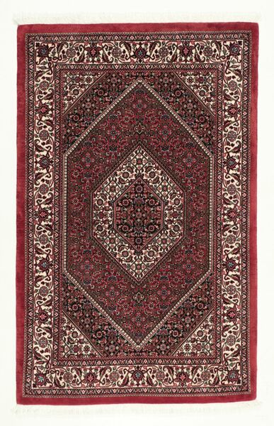 94X147 Bidjar Mit Seide Teppich Orientalischer (Wolle, Persien/Iran)