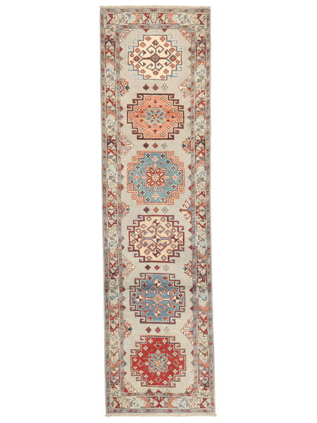 77X293 Kazak Fine Rug Oriental Runner
 Brown/Beige (Wool, Afghanistan) Carpetvista