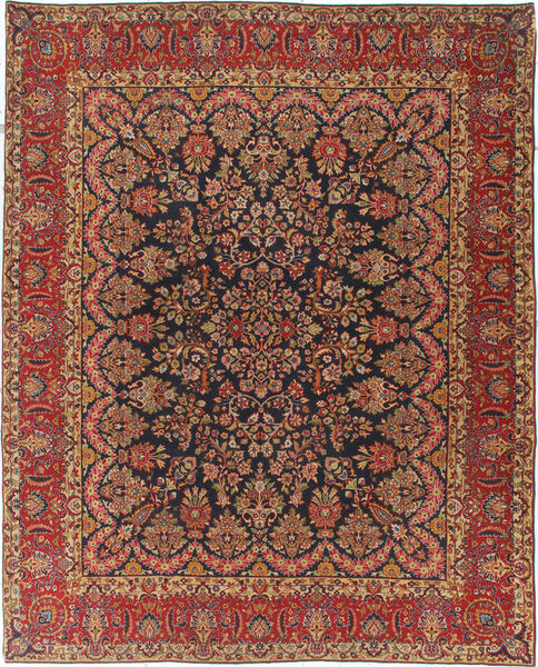  Sarouk Antic Covor 235X285 Persan Lână Dark Red/Maro Mare