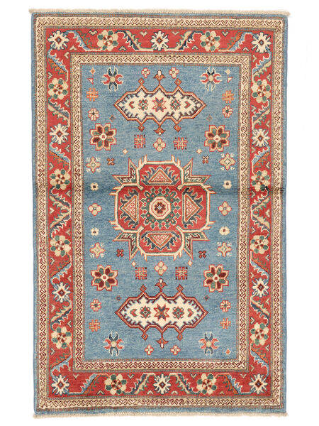  Oriental Kazak Fine Rug 92X147 Brown/Dark Teal Wool, Afghanistan Carpetvista