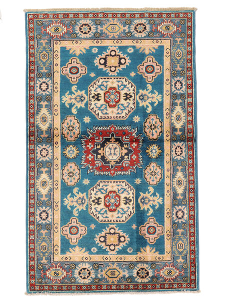  Oriental Kazak Fine Rug 91X150 Dark Blue/Black Wool, Afghanistan Carpetvista