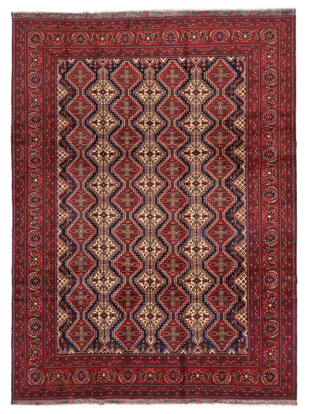 Kunduz Rug Rug 258X349 Dark Red/Black Large Wool, Afghanistan Carpetvista