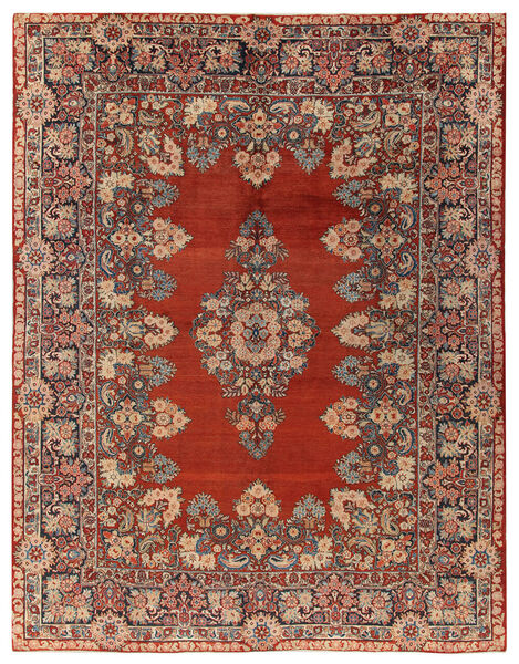  269X345 Sarouk Antique Rug Dark Red/Brown Persia/Iran