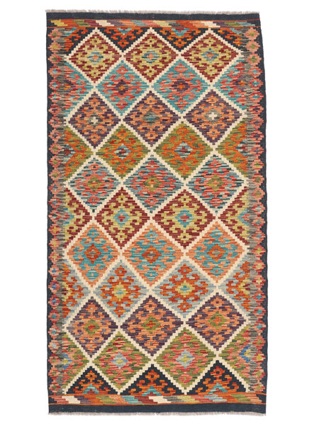  101X185 Small Kilim Afghan Old Style Rug Wool, Carpetvista