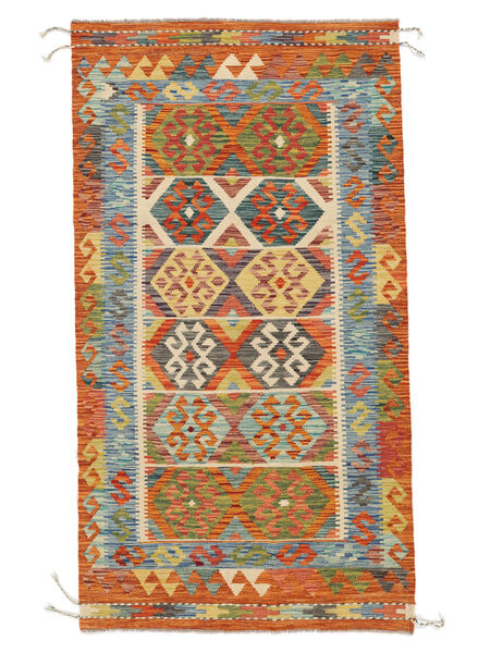  Chilim Afghan Old Style Covor 105X194 Portocaliu/Roşu Carpetvista