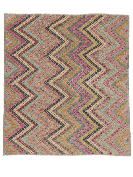  215X240 Kilim Afghan Old Style Rug Wool, Carpetvista