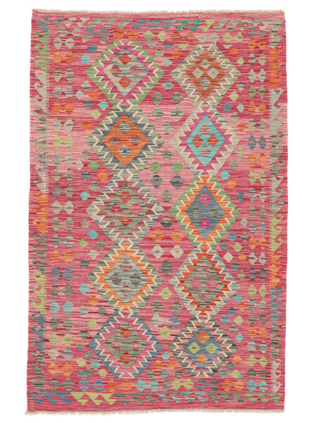  116X180 Kilim Afgán Old Style Szőnyeg Piros/Sötétpiros Afganisztán
 Carpetvista