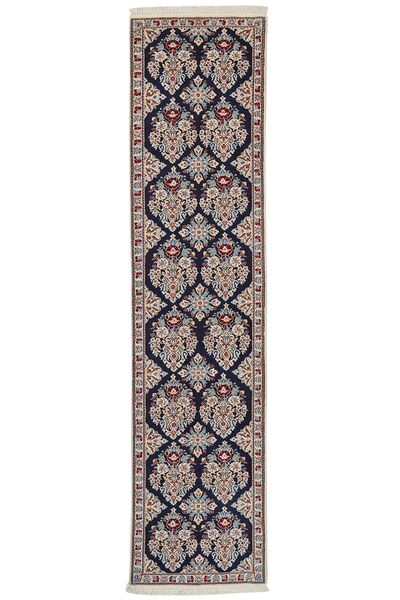  Oriental Nain 6La Rug 49X207 Runner
 Brown/Black Wool, Persia/Iran