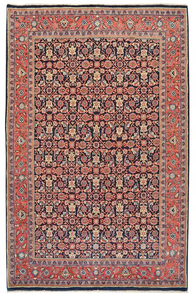  135X210 Sarouk Vloerkleed Donkerrood/Bruin Perzië/Iran