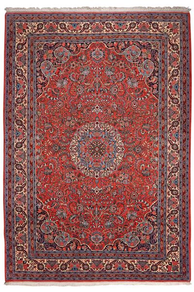  210X303 Medallion Bidjar With Silk Rug Wool