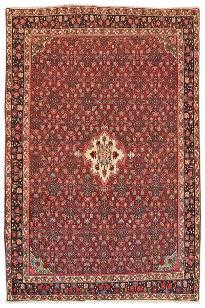  Persian Bidjar With Silk Rug 139X214