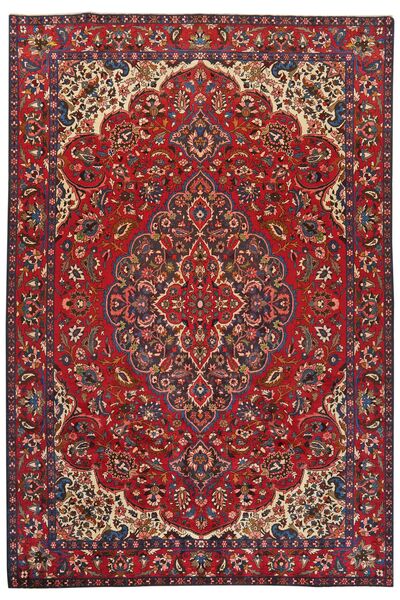 206X307 Bakhtiari Rug Oriental Dark Red/Black (Wool, Persia/Iran)