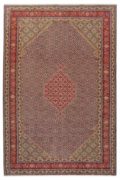  Persian Ardebil Rug 197X295 Dark Red/Brown (Wool, Persia/Iran)