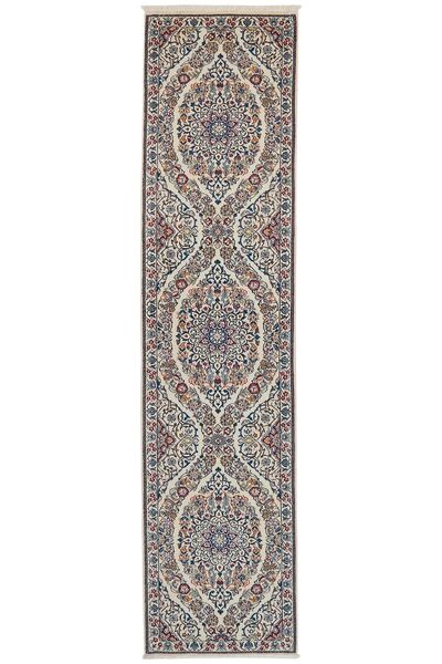  Oriental Nain 6La Rug 49X209 Runner
 Brown/Black Wool, Persia/Iran