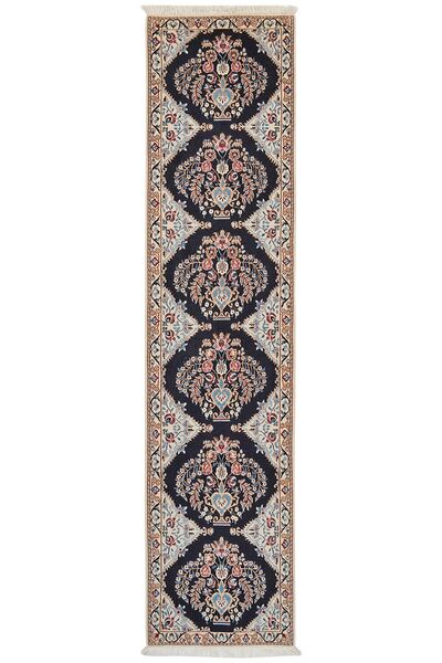  Oriental Nain 6La Rug 49X211 Runner
 Brown/Black Wool, Persia/Iran