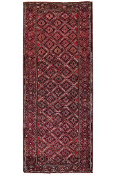 162X397 Kurdi Rug Oriental Runner
 Dark Red/Black (Wool, Persia/Iran)