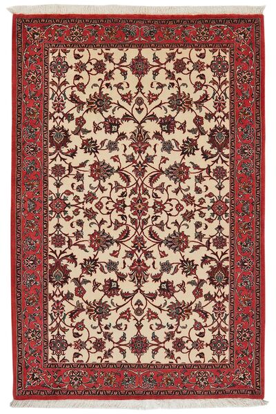  Persian Bidjar With Silk Rug 113X171 Dark Red/Black (Wool, Persia/Iran)