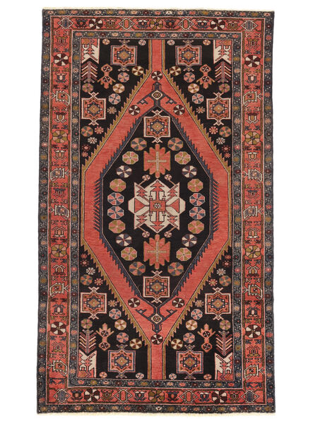  Persian Hamadan Patina Rug 127X221 Black/Dark Red (Wool, Persia/Iran)