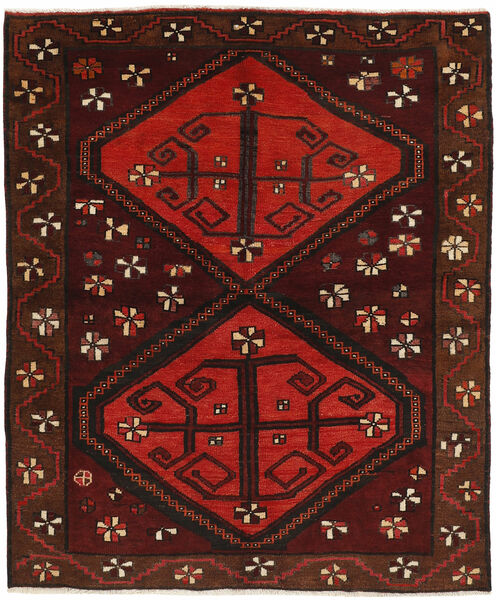  Lori Rug 160X195 Persian Wool Black/Dark Red