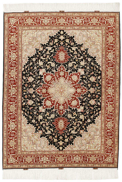  155X211 Medallion Small Tabriz 50 Raj Rug Wool