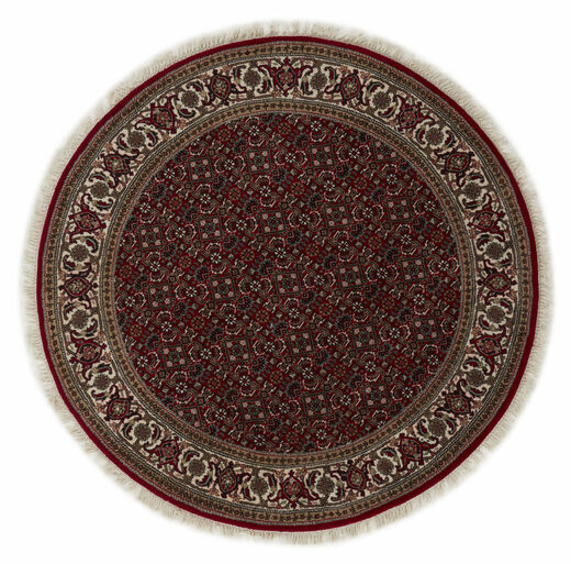 154X154 Bidjar Indo Rug Oriental Square Black/Brown (Wool, India)