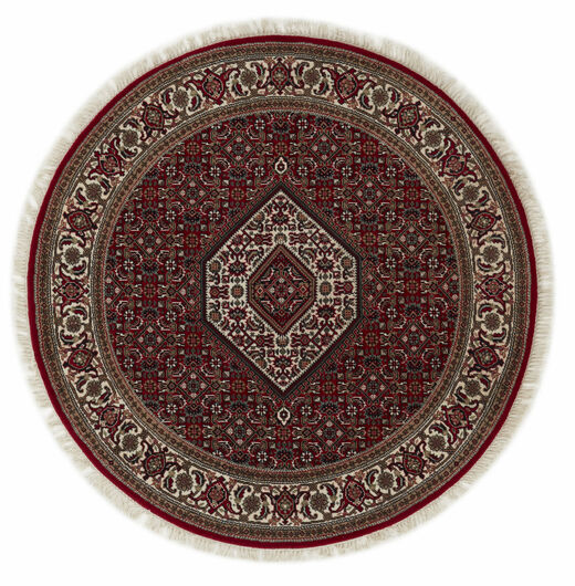 150X150 Bidjar Indo Rug Oriental Square Black/Brown (Wool, India)