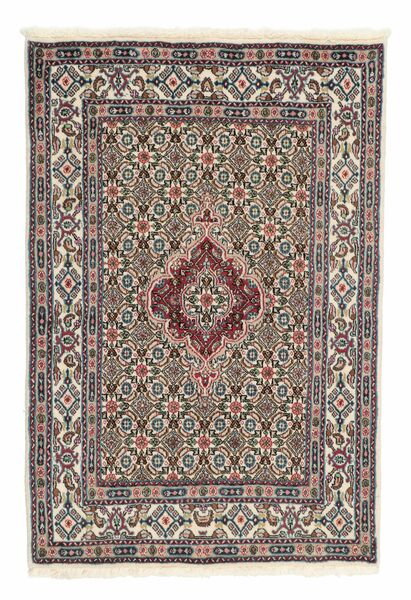  Persian Moud Rug 80X118 Brown/Dark Red