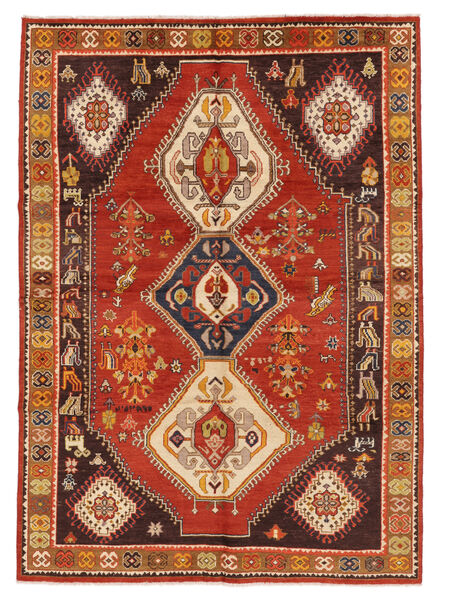  Kazak Fine Rug 168X238 Wool Dark Red/Brown Carpetvista