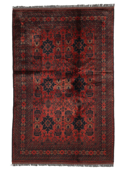  Oriental Afghan Khal Mohammadi Rug 131X198 Black/Dark Red Wool, Afghanistan Carpetvista