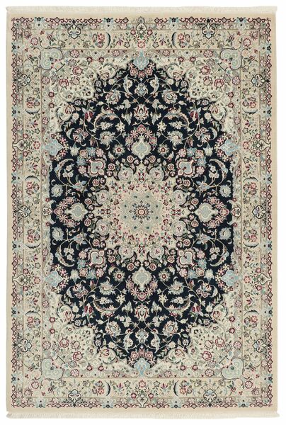  Oriental Nain 9La Sherkat Farsh Rug 139X207 Brown/Black Wool, Persia/Iran