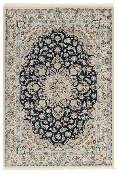  Persian Nain 9La Sherkat Farsh Rug 140X206 Brown/Black