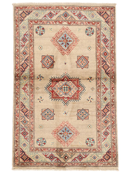  Oriental Kazak Fine Rug 91X144 Brown/Orange Wool, Afghanistan Carpetvista