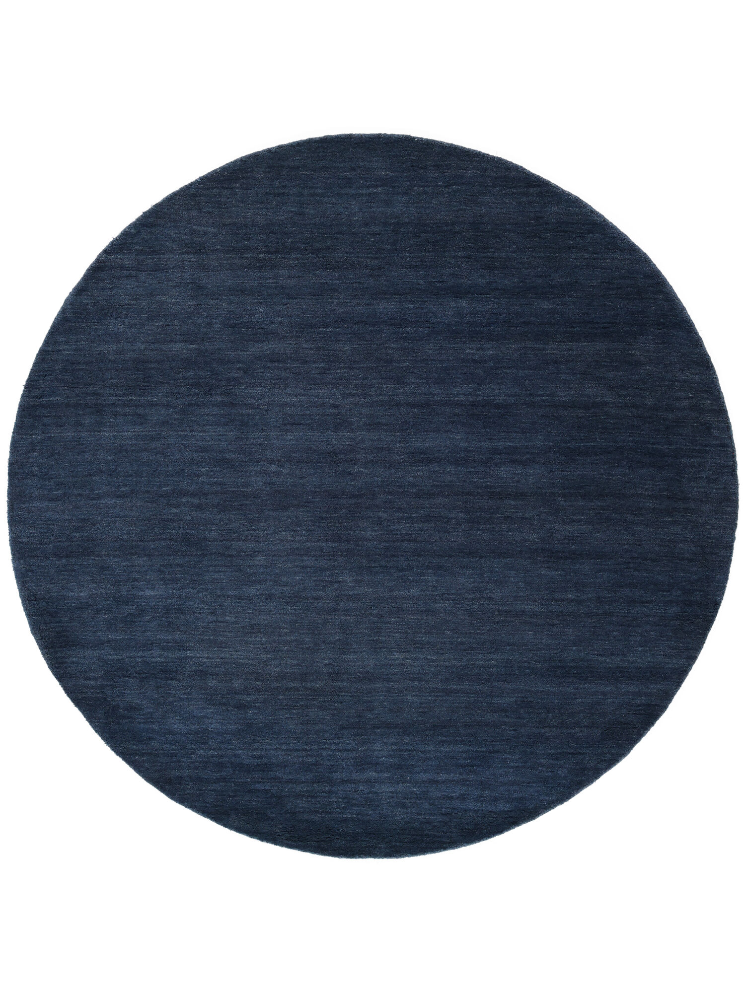 Handloom Matta - Mörkblå Ø 150