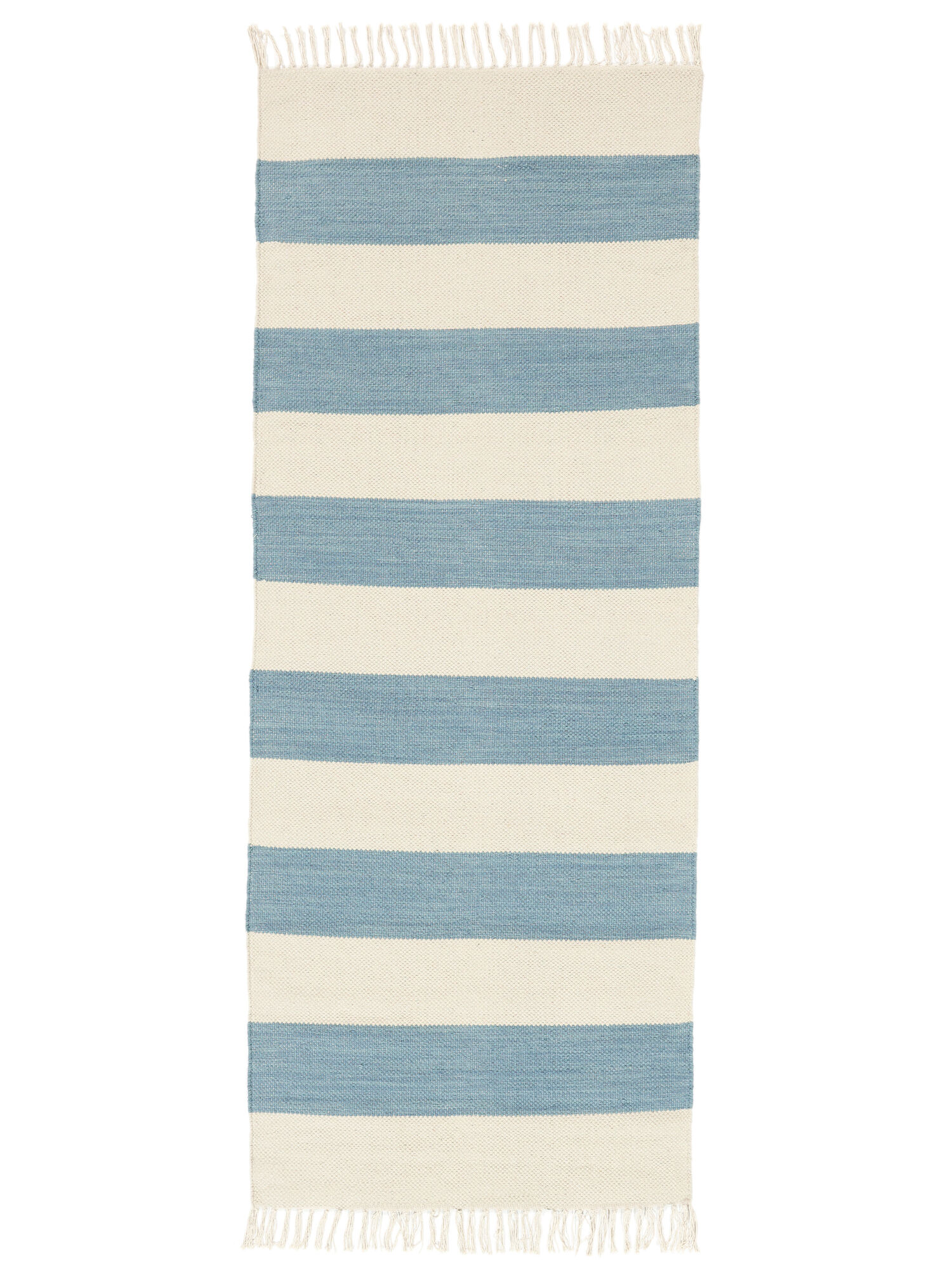 
    Cotton stripe - Light blue - 80 x 200 cm
  